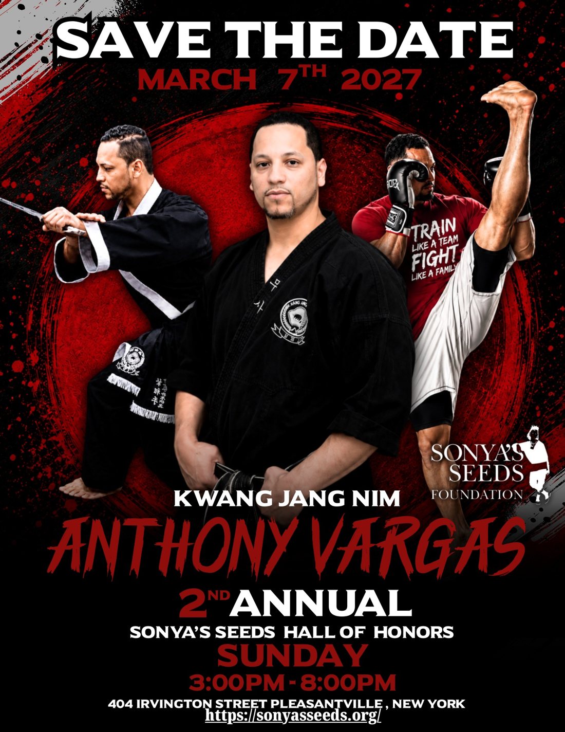 Kwang Jang Nim Anthony Vargas, 2027 Honoree, Sonya's Seeds Hall of Honors