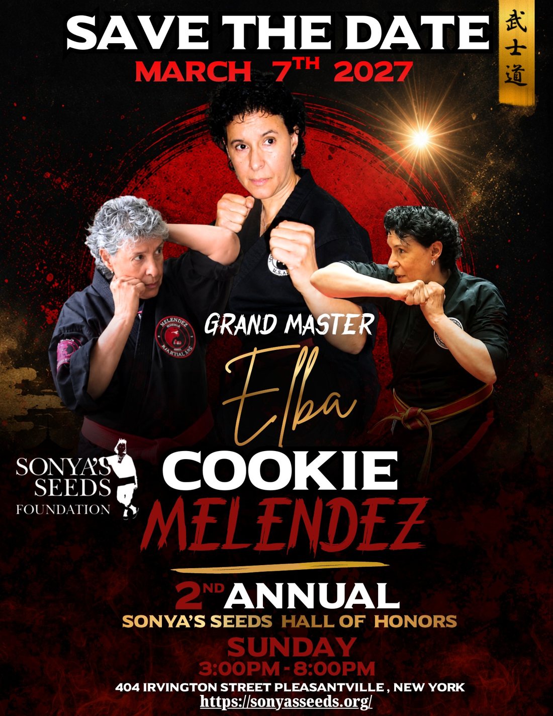 Grand Master Elba “Cookie” Melendez, 2027 Honoree, Sonya's Seeds Hall of Honors
