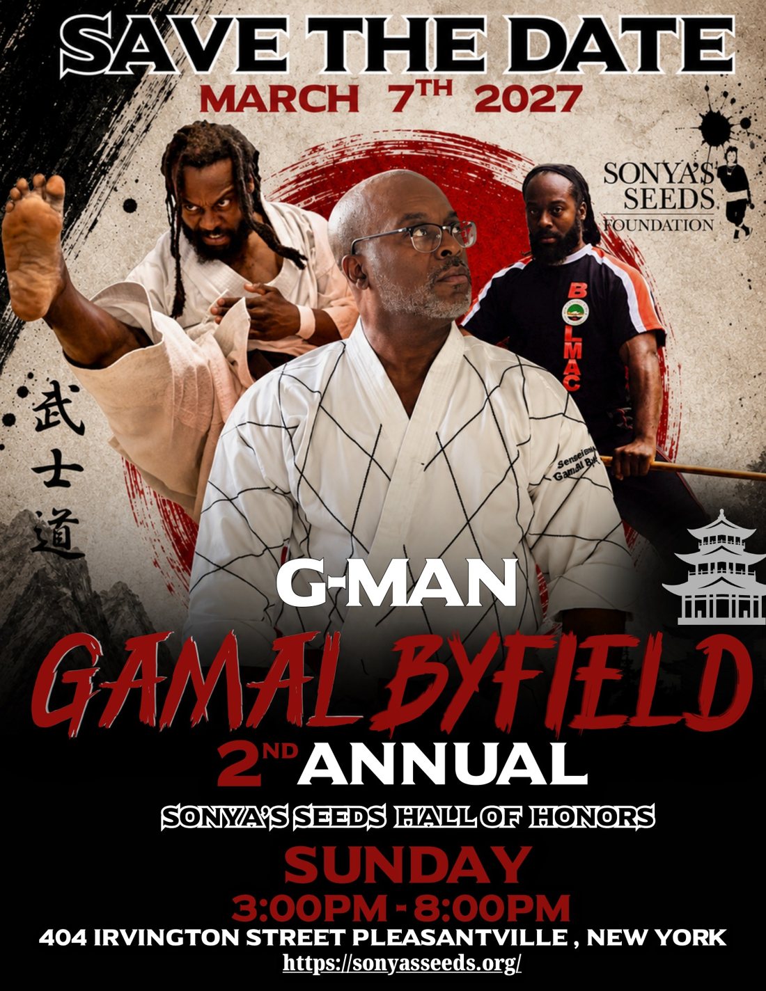 G-Man Gamal Byfield, 2027 Honoree, Sonya's Seeds Hall of Honors